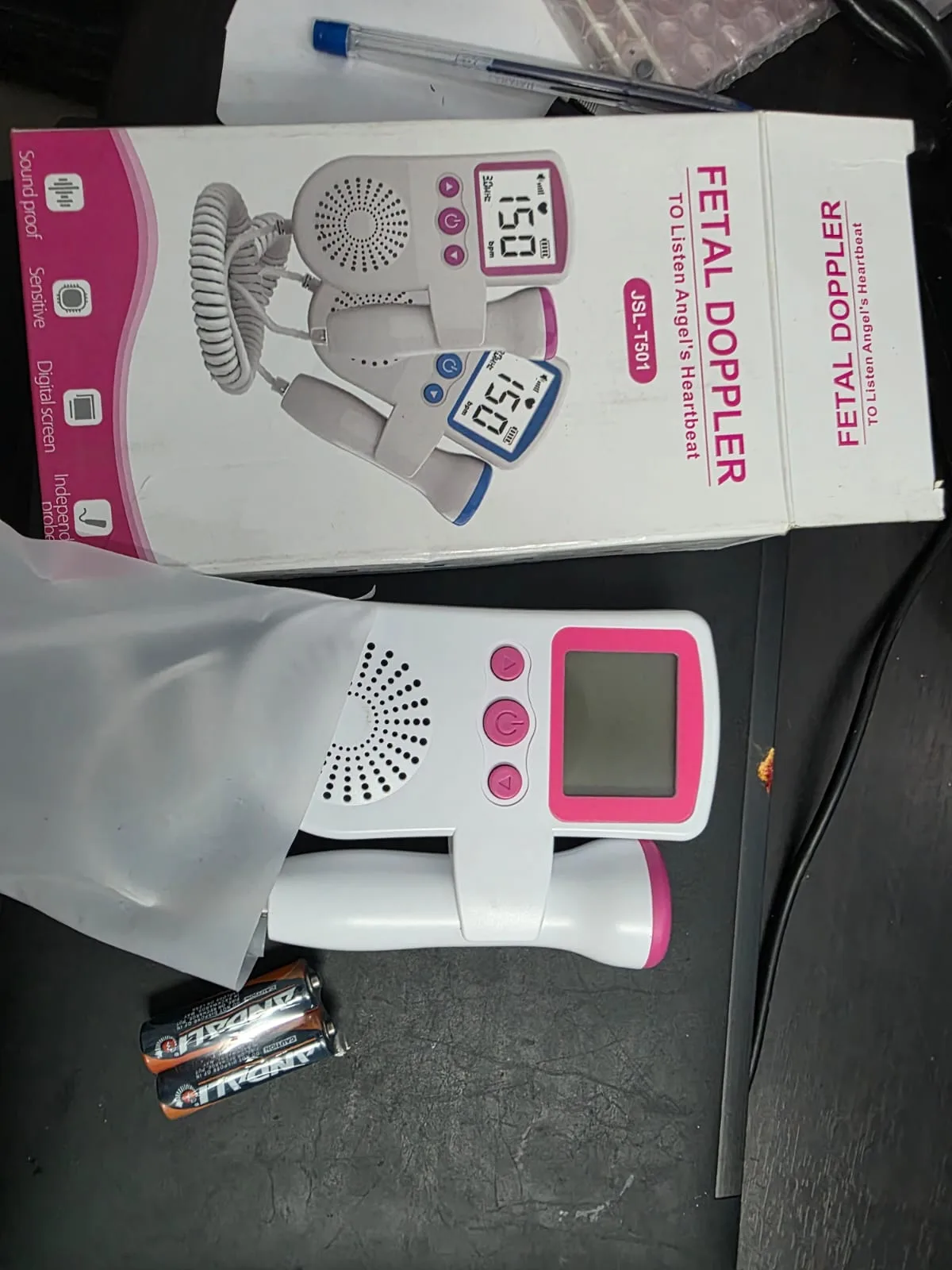 Digital Fetal Doppler Baby Heartbeat Monitor (JSL-T501)